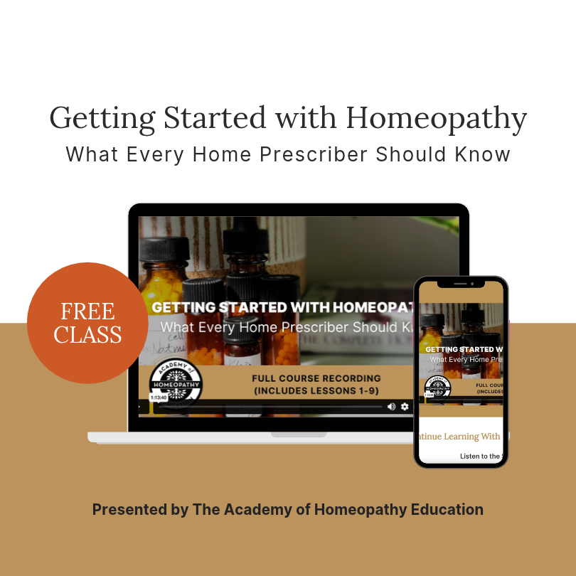Getting Started with Homeopathy free class